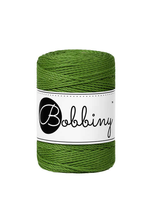 Makramē virve 3PLY - Moss Green